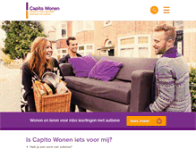 Tablet Screenshot of capitowonen.nl